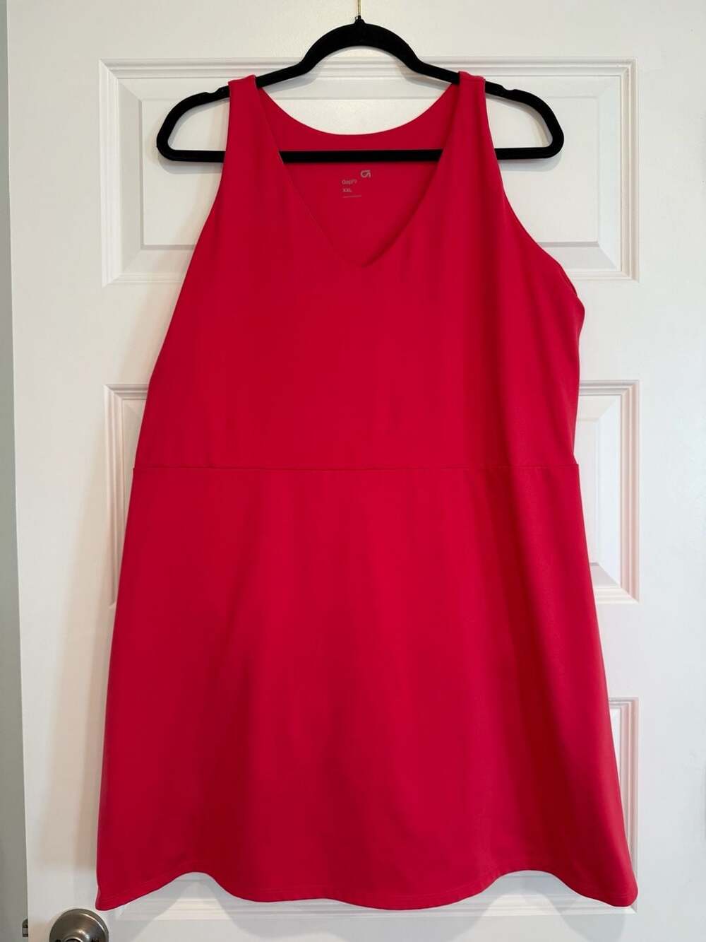 GapFit Active Workout Dress Pink V-Neck Built-In Shorts Size XXL